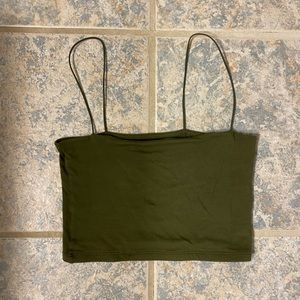 Aero | green crop top